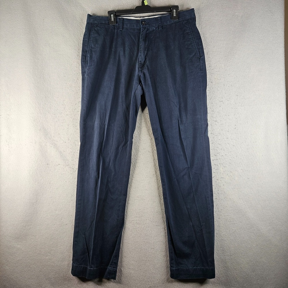 Polo Ralph Lauren Pants Mens 36x33 Blue Classic Fit Chino Straight Tag 36x34